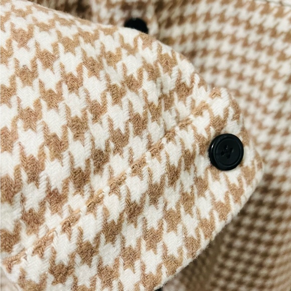 Tweed Houndstooth Single Breasted Shacket - Picture 6 of 6